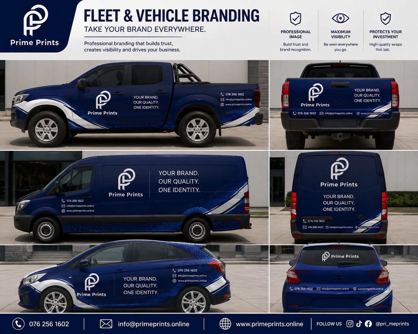 Branded delivery vehicles