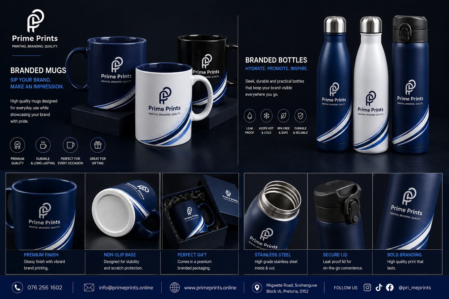 Custom branded promotional products