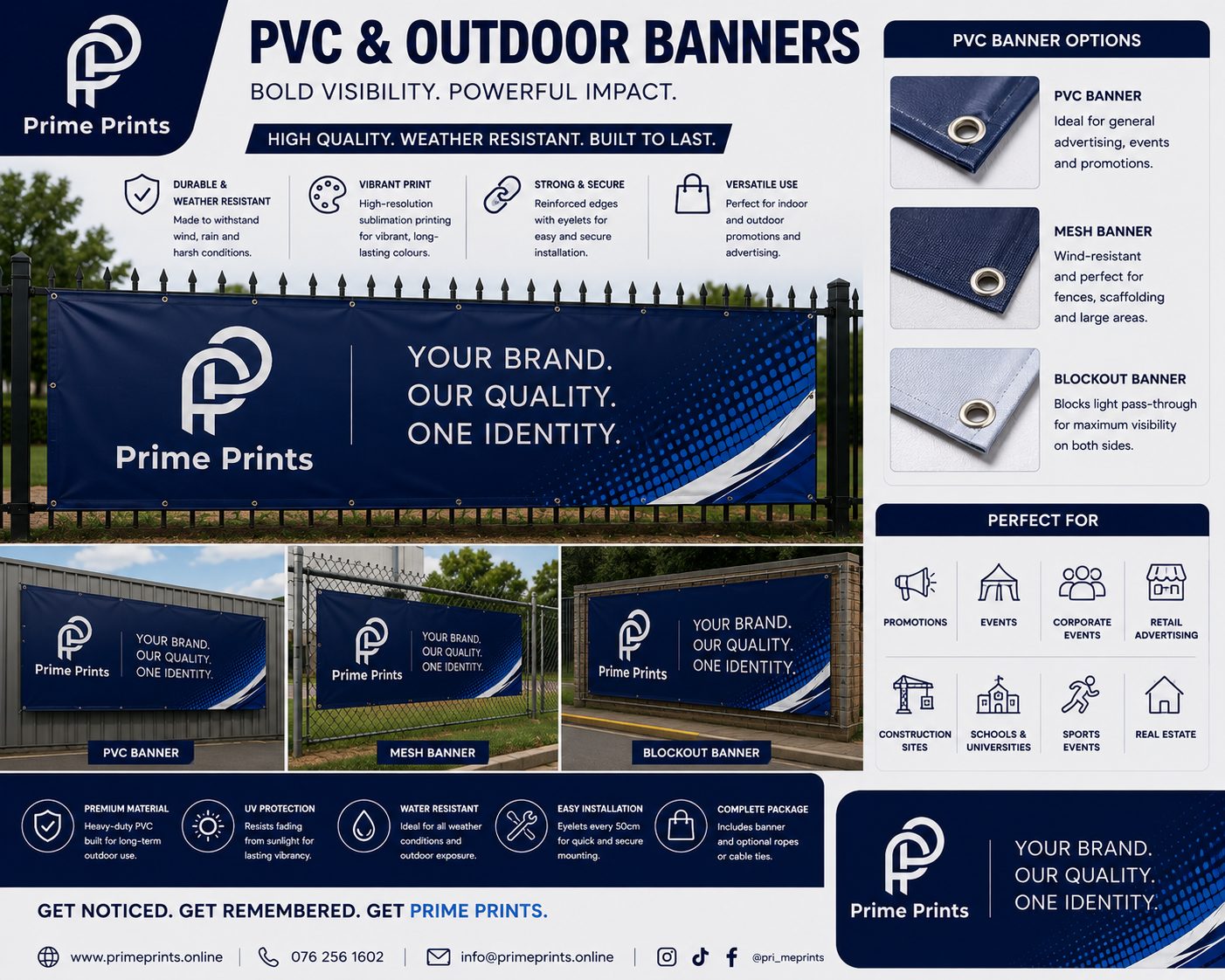 PVC and outdoor banners